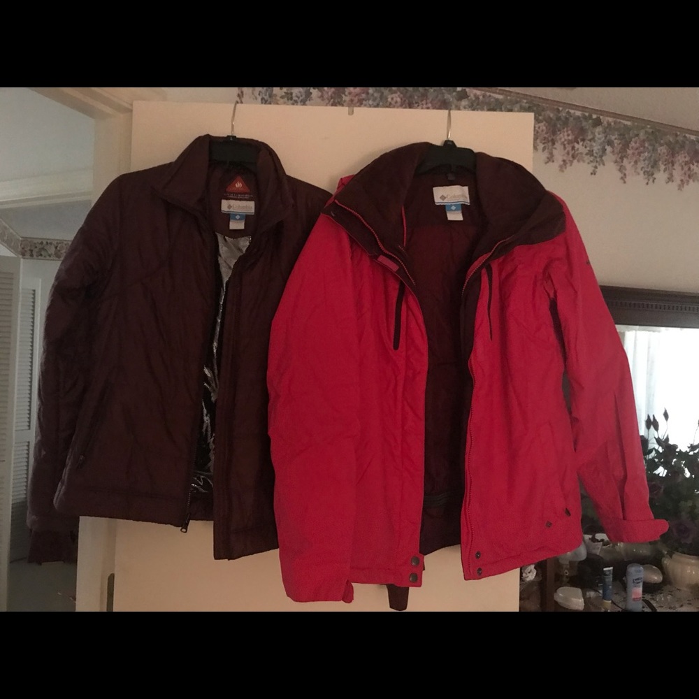 Fuchsia Columbia Interchange Jacket/Coat